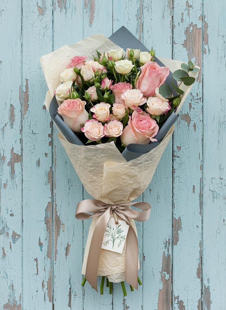 Букет цветов из: Розы в Литвиново