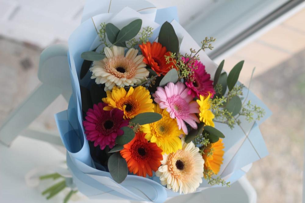 Букет цветов из: Герберы в Литвиново