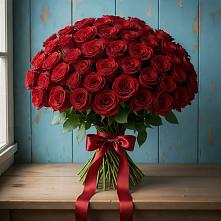 Букет Красные розы Блэк Меджик в Литвиново