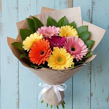 Букет цветов из:  Герберы в Литвиново