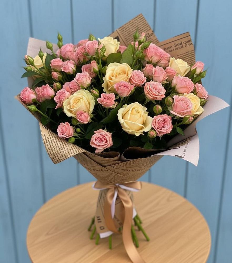 Букет цветов из: Розы в Литвиново