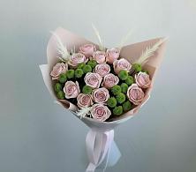 Букет цветов из:  Розы и Хризантемы в Литвиново