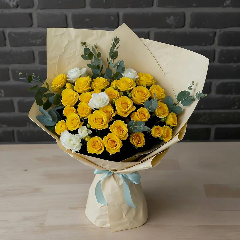 Букет цветов из: Розы в Литвиново