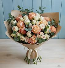 Букет цветов из:  Альстромерии и Розы #REPLACE_PRED# Литвиново