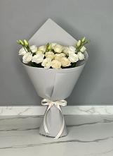 Букет цветов из:  Розы и Лизиантусы в Литвиново